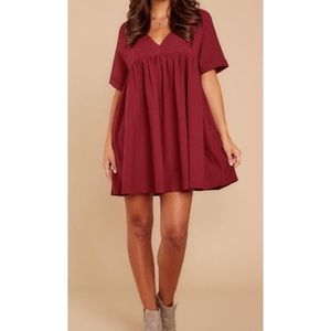 Burgundy Dress